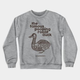 The Famous Pooping Robot Duck Crewneck Sweatshirt